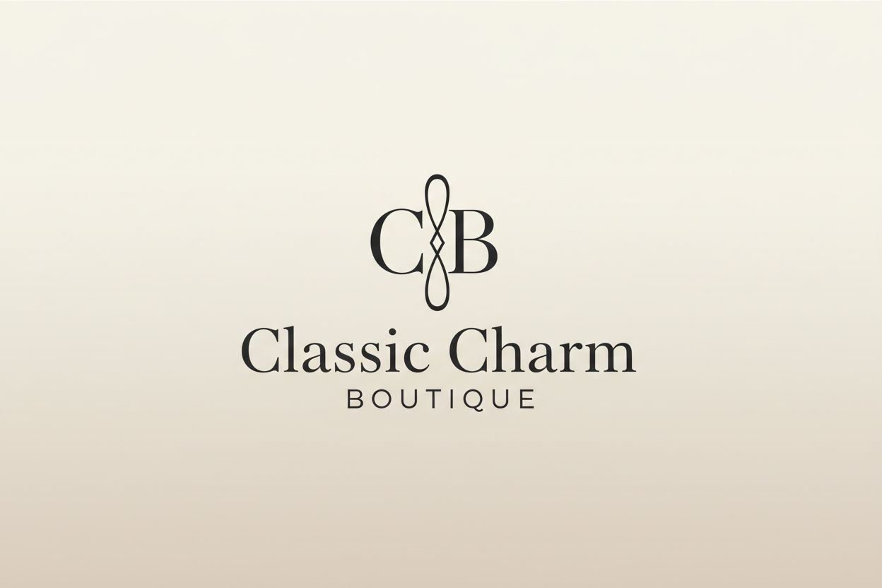 Classic Charm Boutique Logo Option 2